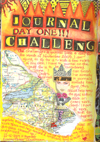 Journal Challenge Day One by Dianne Forrest Trautmann